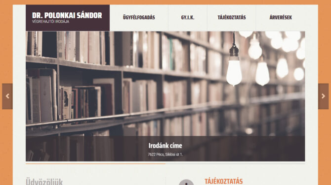 Dr. Polonkai Sándor Végrehajtó Irodája