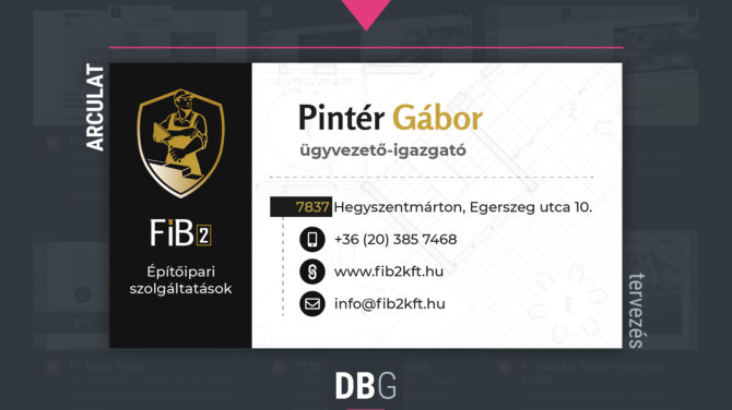 FIB2 Kft. névjegykártya